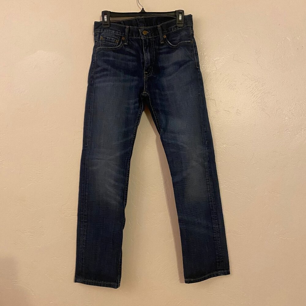 Levi's 513 Mens western fit cowboy jeans. Size 29x30. Classic style. Blue jean